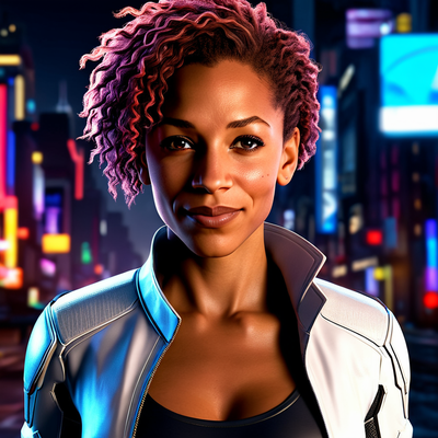 Female Video Game AI Image